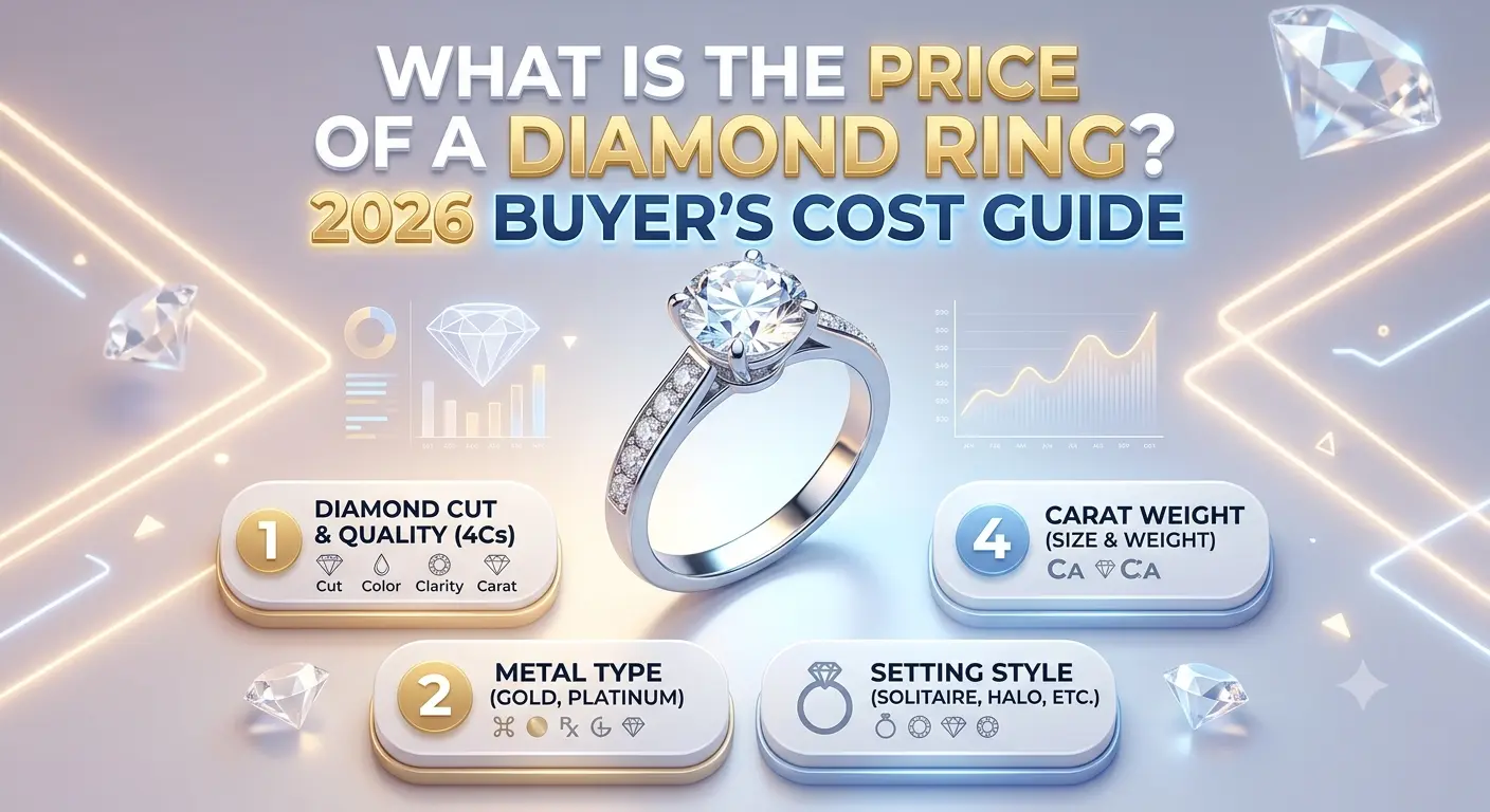 Read more about the article What is the Price of Diamond Ring? The Ultimate 2026 Buyer’s Cost Guide