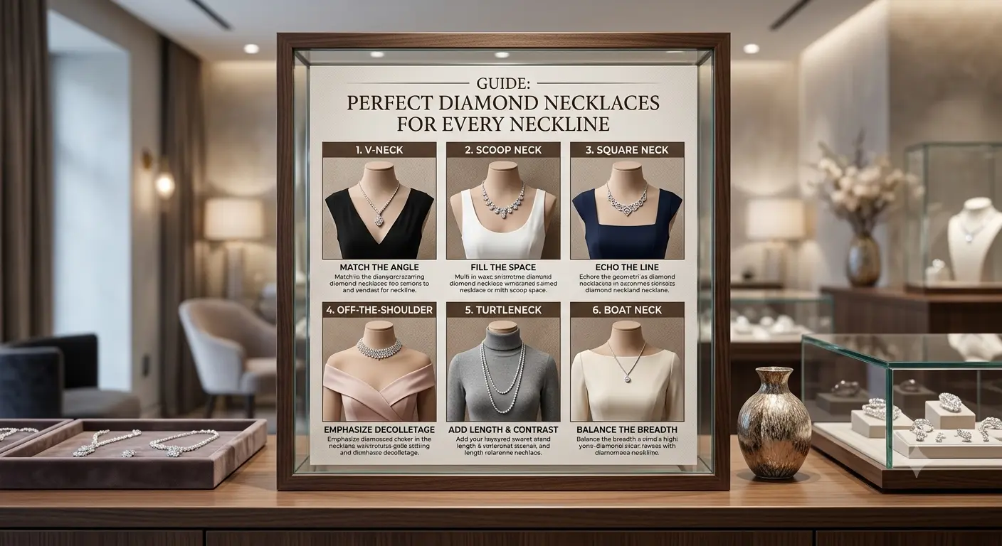 Read more about the article How to Choose the Perfect Diamond Necklace for Every Neckline